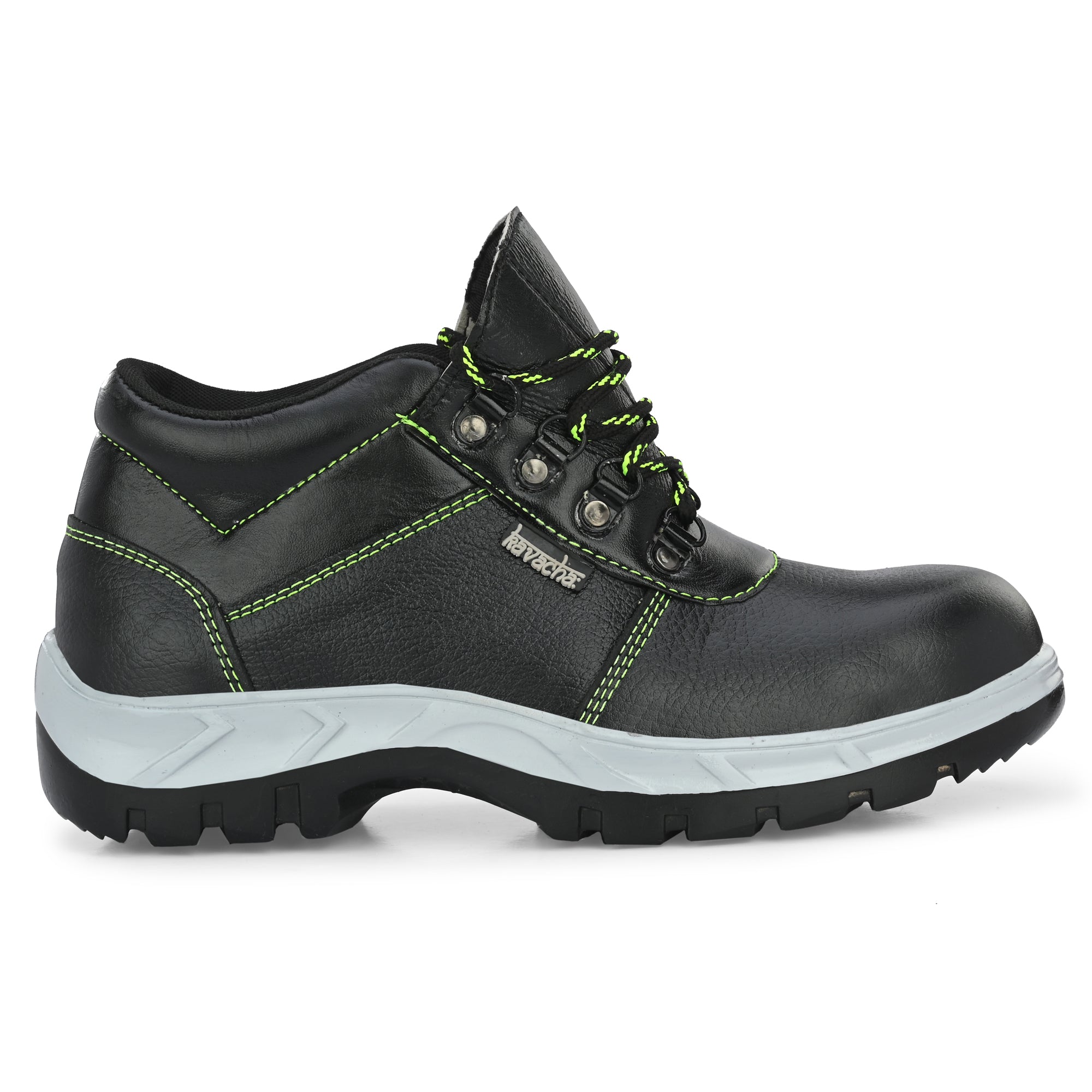Kavacha Pure Leather Steel Toe Safety Shoe, S131 (Black) – SGKM & SONS
