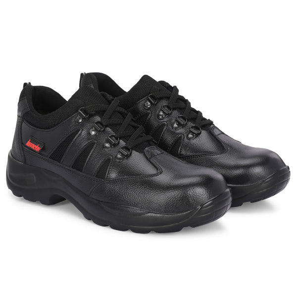 Kavacha Steel Toe Safety Shoe s139 with Pure Leather Upper and PU (Polyurethane) Sole