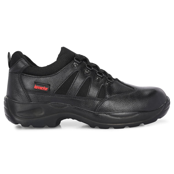 Kavacha Steel Toe Safety Shoe s139 with Pure Leather Upper and PU (Polyurethane) Sole