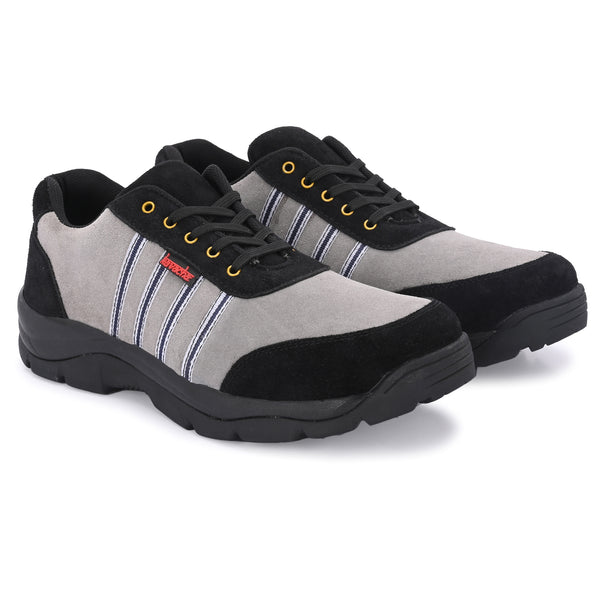 Kavacha Steel Toe Safety Shoe s275 with Suede Leather Upper and Foam Comfort & Rubber Sole (Plus Size)