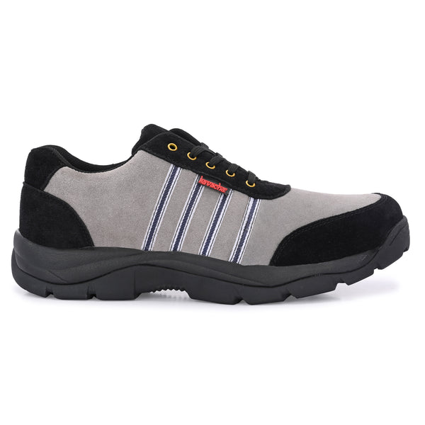 Kavacha Steel Toe Safety Shoe s275 with Suede Leather Upper and Foam Comfort & Rubber Sole (Plus Size)