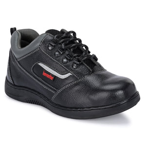 Kavacha Steel Toe Safety Shoe S224 with Pure Leather Upper and Foam Comfort & Rubber Sole