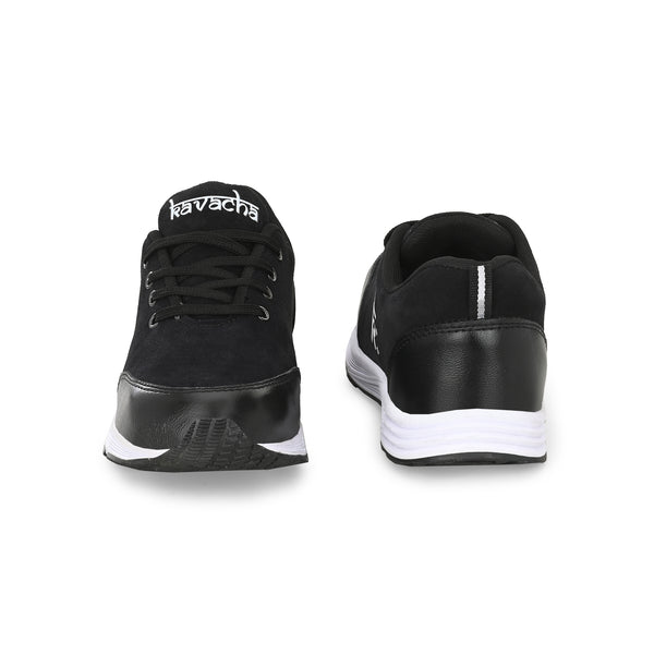 Kavacha Suede Leather Steel Toe Women's/ Ladies Safety Shoe S128 (Black)