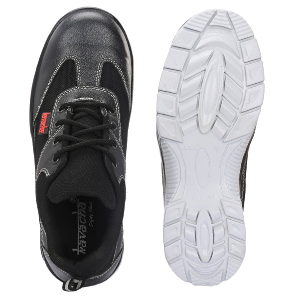 Kavacha Steel Toe Safety Shoe s135 with Pure Leather Upper and Airmix Sole