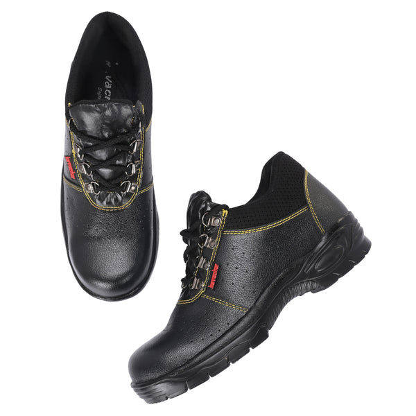 Kavacha Steel Toe Safety Shoe s137 with Pure Leather Upper and Airmix Sole