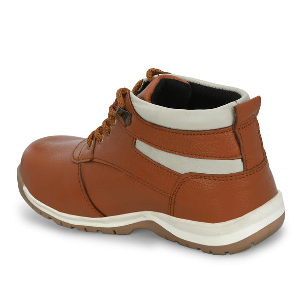 Kavacha Steel Toe Safety Shoe S247 with Pure Leather Upper and Foam Comfort & TPR Sole