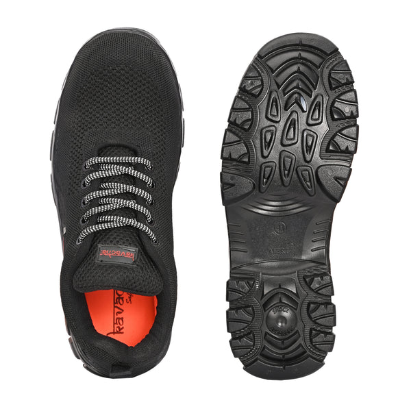 Kavacha Steel Toe Safety Shoe Air S229 with Knitted Upper and Air mix sole and memory foam comfort