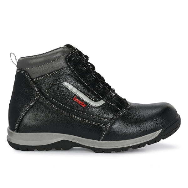 Kavacha Steel Toe Safety Shoe S221 with Pure Leather Upper and Foam Comfort & TPR Sole