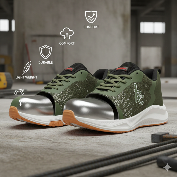 Kavacha Steel Toe Safety Shoe S253 with Knitted Upper and Foam Comfort & Phylon TPR Sole (Copy)