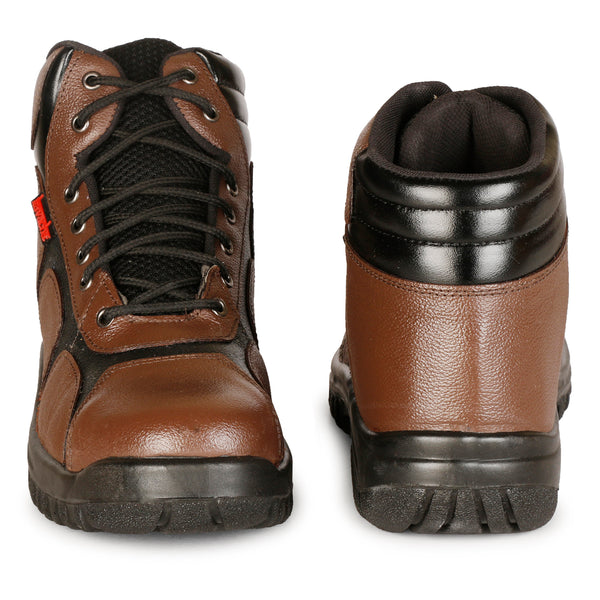 Kavacha Pure Leather Steel Toe Safety Shoe S35 PU Sole (Sale@349)