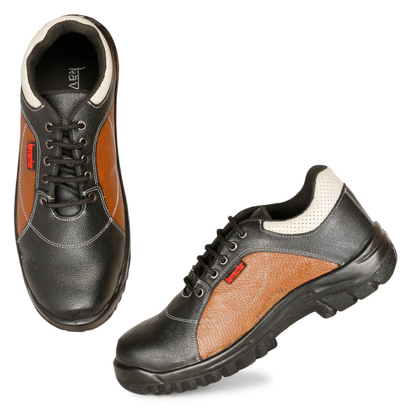 Kavacha Leather Steel Toe Safety Shoes S71 PU (Polyurethane) Sole (Sale@349)
