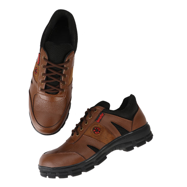 Kavacha Leather Steel Toe Safety Shoe S61 Airmix sole (Sale@349)