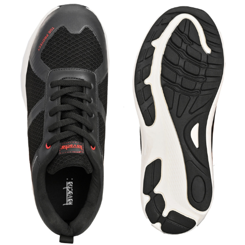Kavacha Steel Toe Safety Shoe Air S250 with Mesh Upper and Phylon Rubber sole and Super soft EVA insocks