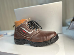 Kavacha Pure Leather Steel Toe Safety Shoe S120 PU Sole (Sale@349)