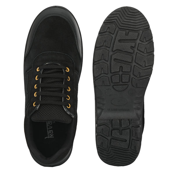 Kavacha Suede Leather Steel Toe Safety Shoe S116 PVC Sole (Sale@349)