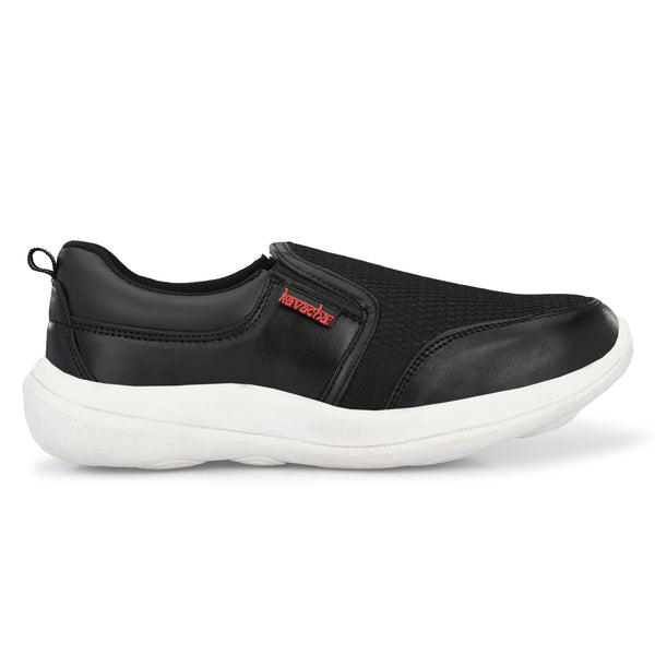 Kavacha Pure Leather Mesh Steel Toe Women's/ Ladies Safety Shoe S125 (Black)