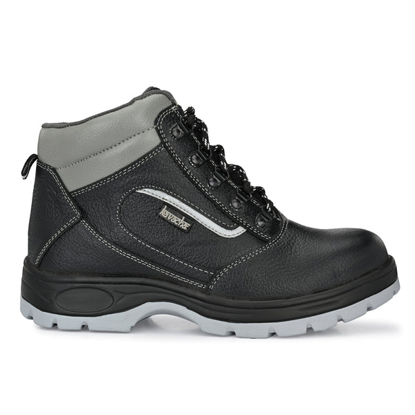 Kavacha Pure Leather Steel Toe Safety Shoes S121 with Airmix Sole