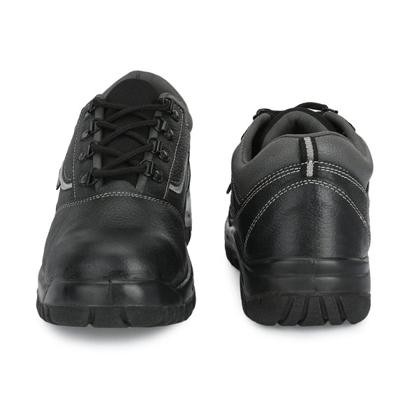 Kavacha Pure Leather Steel Toe Safety Shoe S123 PU Sole (Sale@349)
