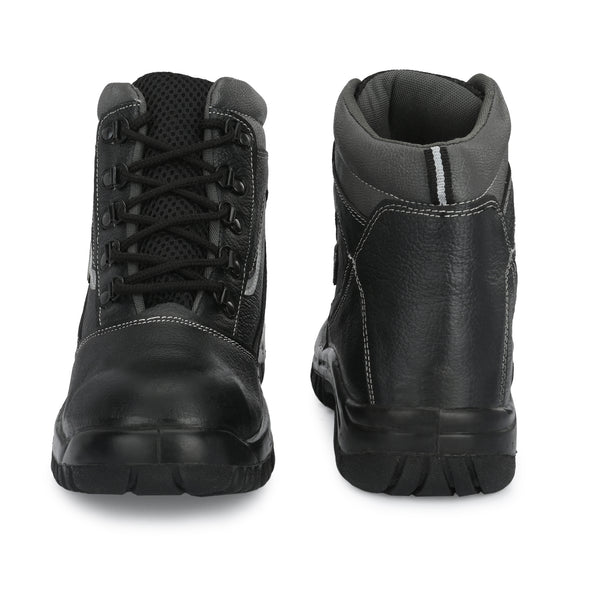 Kavacha Pure Leather Steel Toe Safety Shoe S121 PU Sole