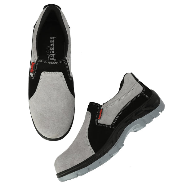 Kavacha Steel Toe Safety Shoe S126 with Suede Leather Upper and Airmix Sole