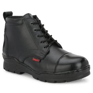 Kavacha Pure Leather Police Shoe SG 905 With Airmix Sole Black