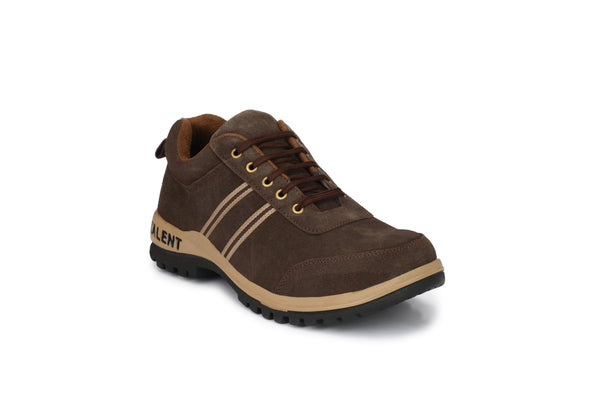 Kavacha Suede Leather Steel Toe Safety Shoe ,Hertz -03