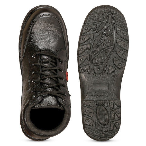 Kavacha Leather Steel Toe Safety Shoe S 50 PVC sole (Sale@349)